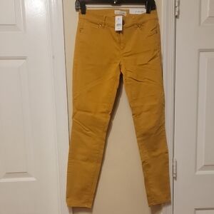 LOFT Mustard Skinny Jeans for Women